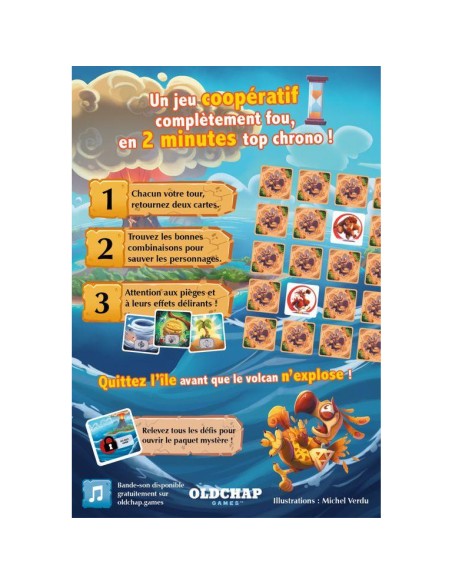 Panic Island - Jeu de société - Oldchap Editions