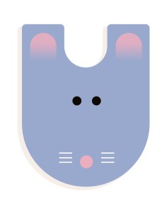 Lettre U – Lettres animaux graphiques - Djeco