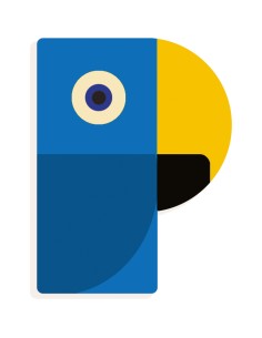 Lettre P – Lettres animaux graphiques - Djeco