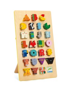 Lettre P – Lettres animaux graphiques - Djeco 2