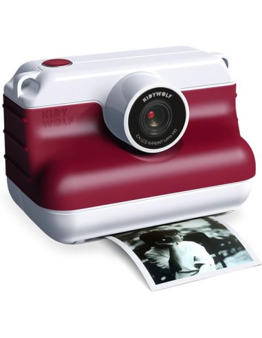 Print-Rd Appareil photo à impression thermique bordeaux - Nespart