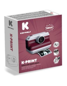 Print-Rd Appareil photo à impression thermique bordeaux - Nespart 2