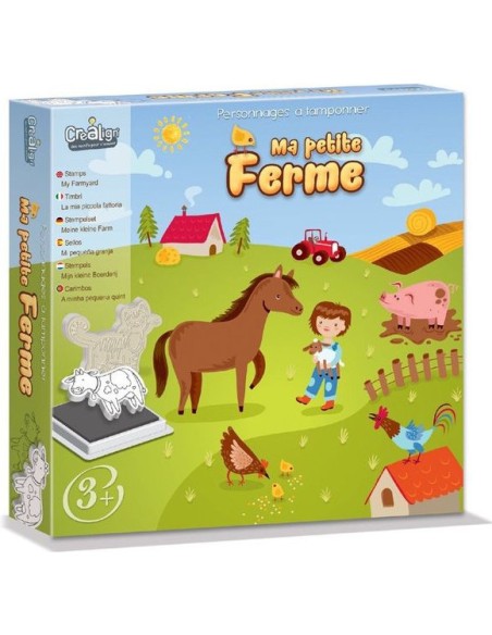 Personnages à tamponner ma petite ferme - CréaLign' - Créa Lign’