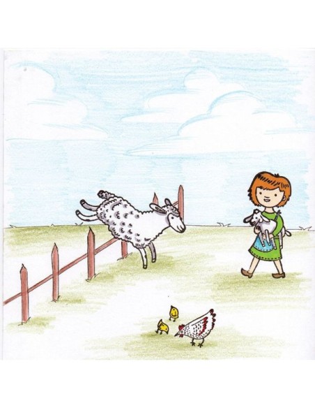 Personnages à tamponner ma petite ferme - CréaLign' - Créa Lign’