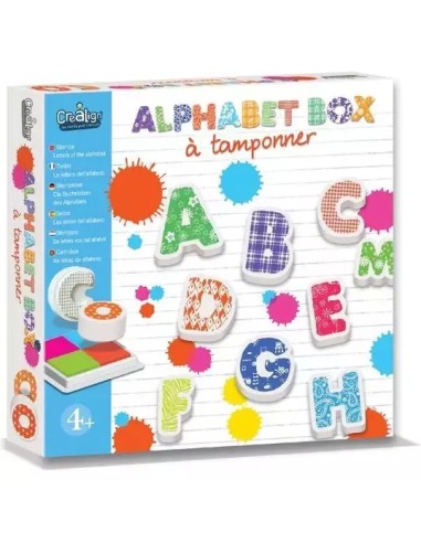 Alphabet box à tamponner - CréaLign' - Créa Lign’