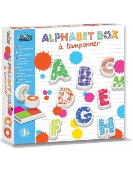 Alphabet box à tamponner - CréaLign' - Créa Lign’