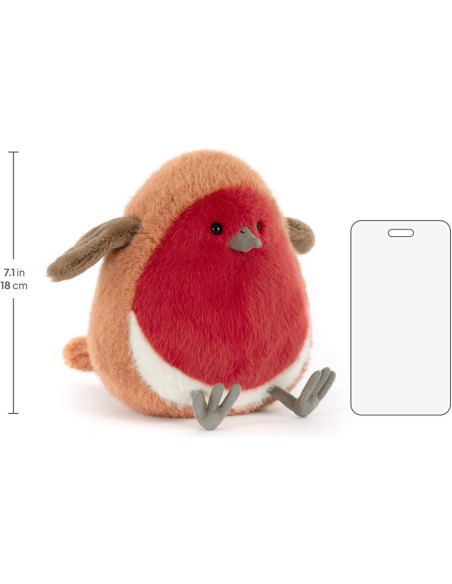 Jellycat Peluche Plum Robin