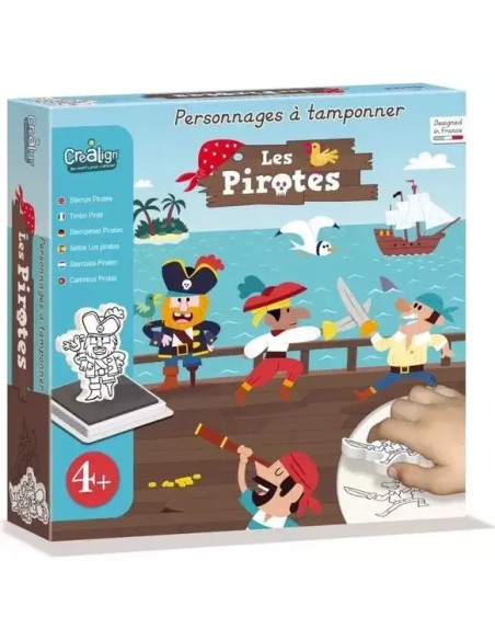 Personnages à tamponner Les Pirates - CréaLign' - Créa Lign’