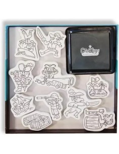 Personnages à tamponner Les Pirates - CréaLign' - Créa Lign’ 2