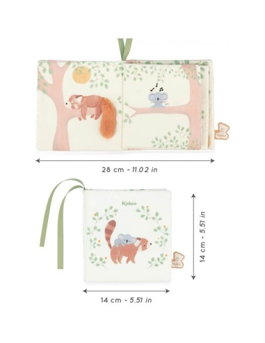 Imagier en tissu 14cm - Pour bébé dès la naissance - Kaloo