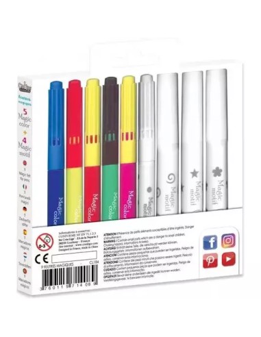 Feutres magiques motif - CréaLign' - Créa Lign’