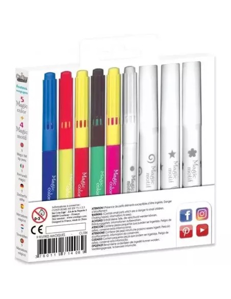 Feutres magiques motif - CréaLign' - Créa Lign’