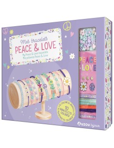 Mes bracelets Peace and Love - Auzou