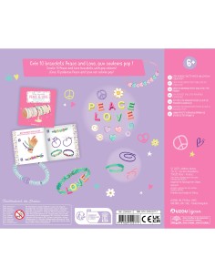 Mes bracelets Peace and Love - Auzou 2