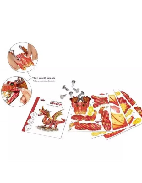 Maquette géante dragon 3D - CréaLign' - Créa Lign’