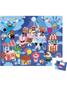 Puzzle en carton C'est la fête 36 pièces : Puzzles 20 à 49 pièces - Janod 2