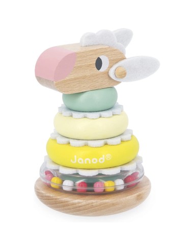 Mouton à Empiler Zigolos - bois - : Manipulation & Encastrement - Janod