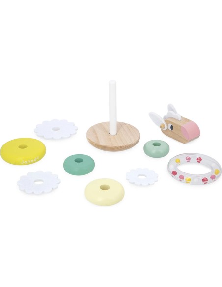 Mouton à Empiler Zigolos - bois - : Manipulation & Encastrement - Janod