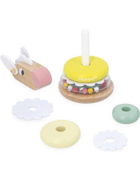 Mouton à Empiler Zigolos - bois - : Manipulation & Encastrement - Janod