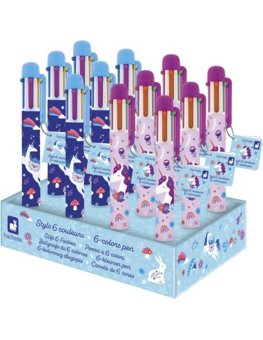 Stylo 6 couleurs Dreamland - Janod