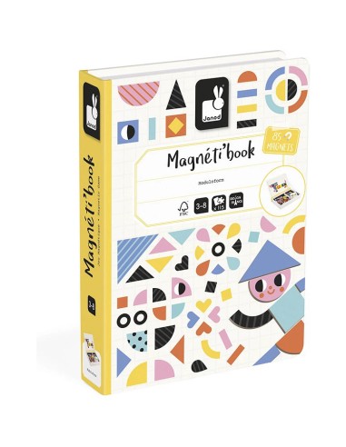 Magnéti'book Tangram, 85 magnets : Jeux éducatifs magnétiques - Janod