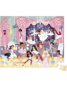 Puzzle en carton Les danseuses 100 pièces : Puzzles 50 à 149 pièces - Janod 2