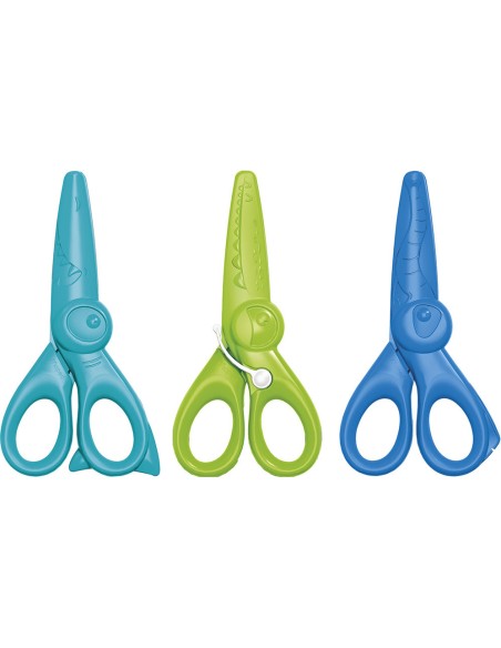 Ciseaux pour enfant dès 3 ans - 3 paires ciseaux maternelle, - Janod