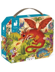 Puzzle Royaume de Dragons 54 pièces - Made in France - Janod