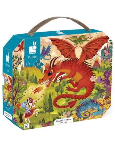 Puzzle Royaume de Dragons 54 pièces - Made in France - Janod