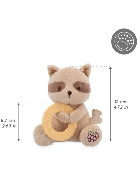 Peluche anneau de dentition raton laveur - Dès 6 mois - Kaloo