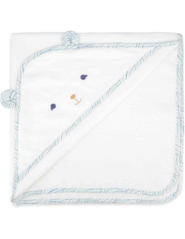 Coffret de bain pour bébé : cape de bain et brosse - Kaloo