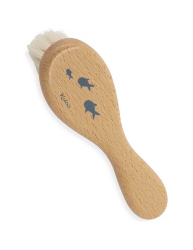 Coffret de bain pour bébé : cape de bain et brosse - Kaloo