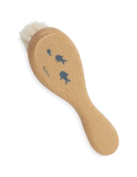 Coffret de bain pour bébé : cape de bain et brosse - Kaloo