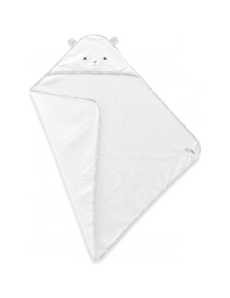 Coffret de bain pour bébé : cape de bain et brosse - Kaloo