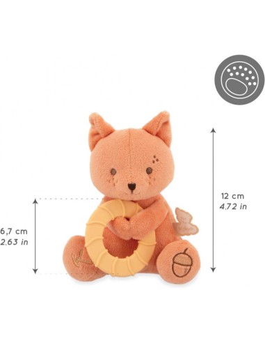 Peluche anneau de dentition écureuil - Dès 6 mois - Kaloo