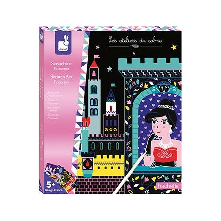 Cartes à gratter "Scratch Art Jolies Princesses"