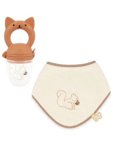 Coffret Bavoir et Grignoteuse bébé - Cadeau de naissance - Kaloo