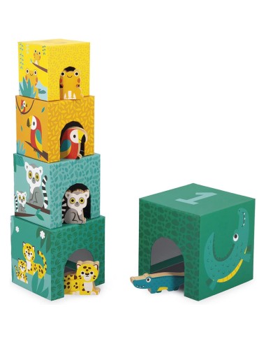 Pyramide Tropik - Jouet d'éveil - Janod