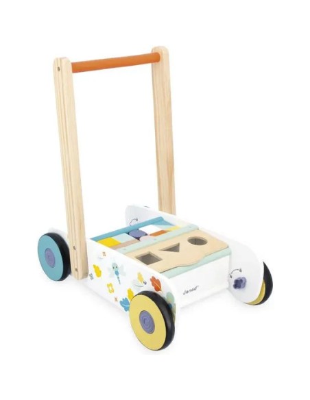 Chariot de marche Pure - Jouet d'éveil en bois - Janod