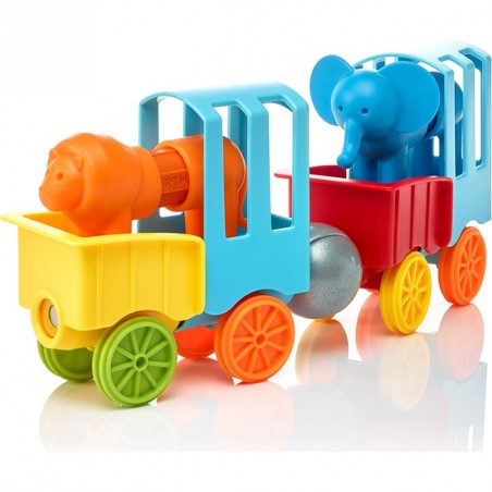 Premier Train Animaux du Cirque - Jeu magnétique - SmartMax