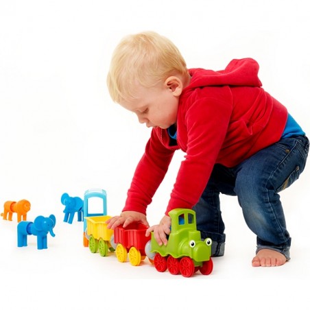 Premier Train Animaux du Cirque - Jeu magnétique - SmartMax