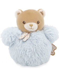 Pompon ours 10cm, couleur bleu - Dès la naissance - Kaloo