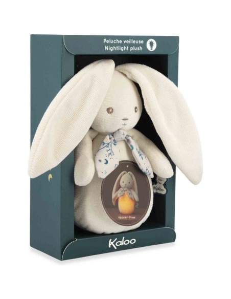 Peluche veilleuse Lapin, couleur crème - Pour bébé dès la naissance - Kaloo