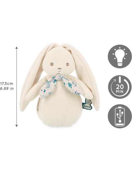 Peluche veilleuse Lapin, couleur crème - Pour bébé dès la naissance - Kaloo