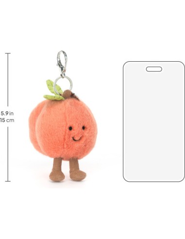 Jellycat Peluche Porte-clés Amuseables Peach