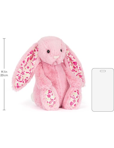 Jellycat Peluche Blushkin Blossom Luxe Bunny