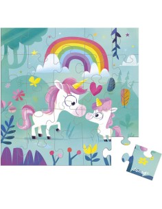 Carte Puzzle Licorne Maman Bebe - Janod