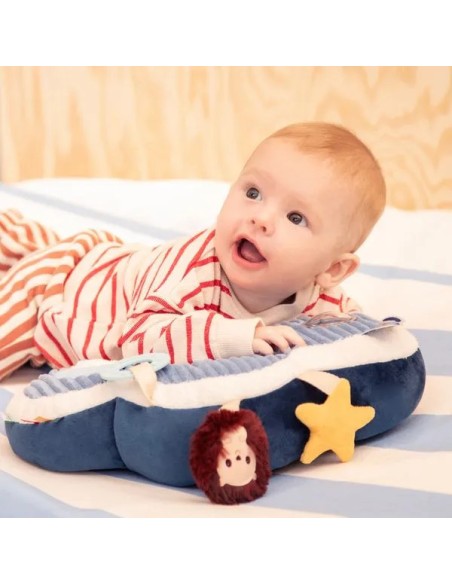 Coussin d'activités Jules - Jouet d'éveil bébé - Lilliputiens