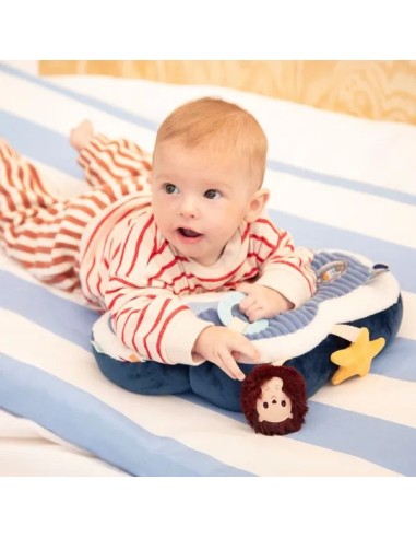 Coussin d'activités Jules - Jouet d'éveil bébé - Lilliputiens