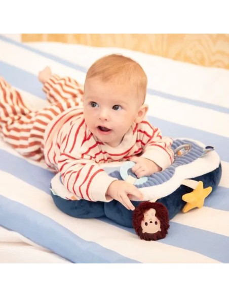Coussin d'activités Jules - Jouet d'éveil bébé - Lilliputiens